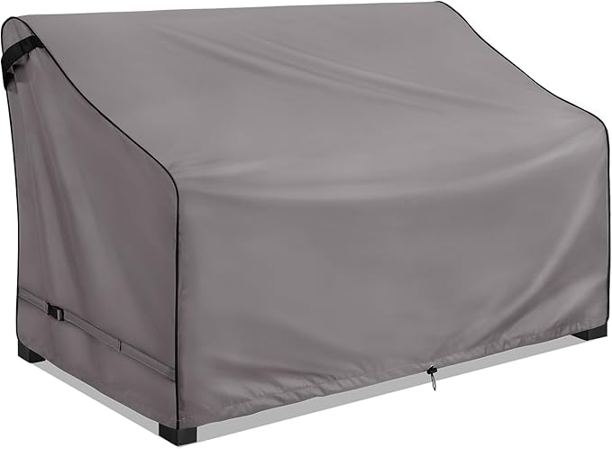 KylinLucky Outdoor Furniture Covers Waterproof, 3-Seater Patio Sofa Cover Fits up to 54W x 38D x 35H inches