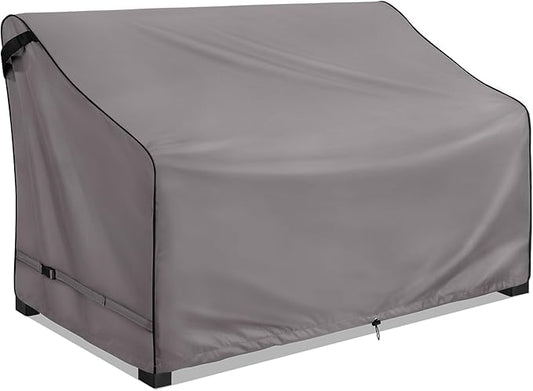 KylinLucky Waterproof Patio Sofa Covers 85W x 35D x 35H inches,3-Seater Heavy Duty Outdoor Furniture Loveseat Cover Cloudy Grey