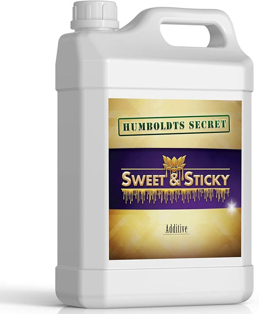 Humboldts Secret Sweet & Sticky Carbohydrate and Saccharide Plant Energy Additive | Indoor and Outdoor Plant Nutrients Enhancer for Growth and Aroma | Boosts Flavor and Development | 1 Gallon