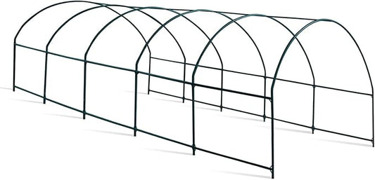 YardGrow Large Garden Support Arch Frame Climbing Plant Arch Arbor for Various Climbing Plant Roses Vines Birthday Wedding Party Decoration Pergola Frame (24.6' x 10' x 7')