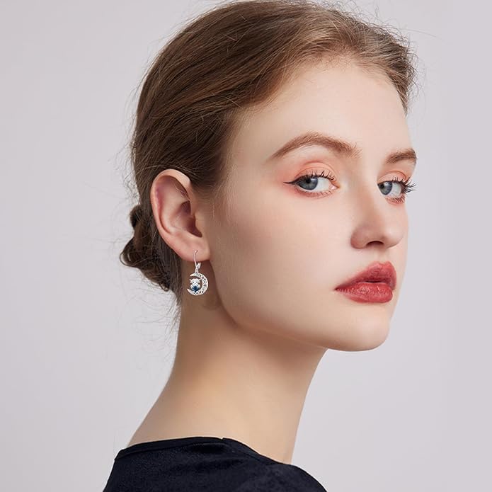 JUSTKIDSTOY Hypoallergenic Earrings Sterling Silver Crystal Cute Animal Studs Earrings for Sensitive Ears Birthday Gifts for Women Girls