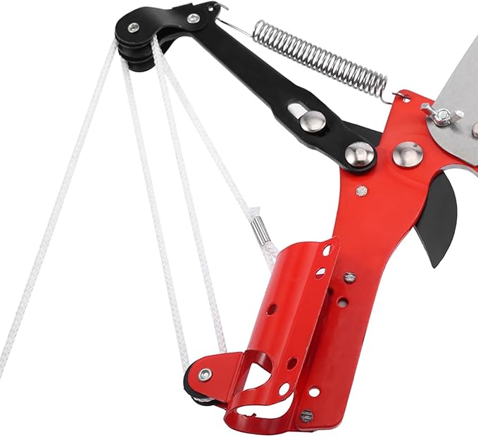 Extendable Tree Pole Pruner, 2 in 1 Outdoor High Branch Scissors Pruning Shears Garden Tools (Scissor + Saw, No Rod) Tree Trimmer