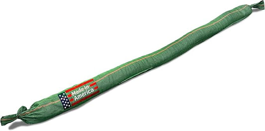 Sandbaggy Prefilled 9 ft Long Silt Sock (42 lb) - Sediment Filter for Stormwater Drainage, Erosion Control, Drain, Inlets, Catch Basins - UV Protected - Rubber Mulch Filling - Made in USA (1)