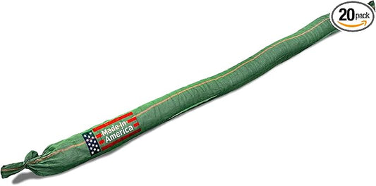 Sandbaggy Prefilled 9 ft Long Silt Sock (42 lb) - Sediment Filter for Stormwater Drainage, Erosion Control, Drain, Inlets, Catch Basins - UV Protected - Rubber Mulch Filling - Made in USA (20)