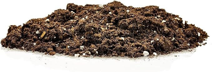 GARDENERA Premium Bamboo Potting Soil Mix - (4 Quart Bag)