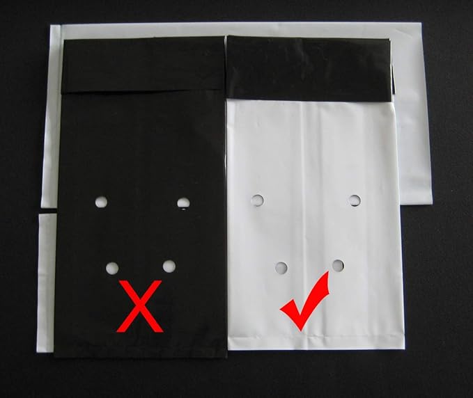 HORTIPOTS 5 Gallon Grow Bags Black and White Light Proof Grow Pot Container (Pack of 25)
