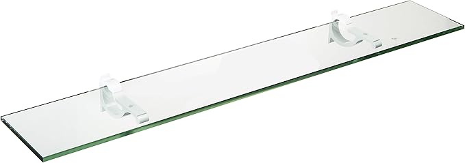 Spancraft Glass M-4.75x36-White Monarch Glass Shelf, White, 4.75" x 36"