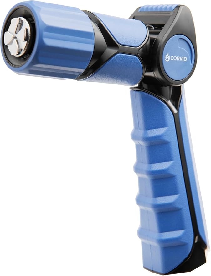 3-Pack Corvid Thumb Control Adjustable Nozzle - Heavy-Duty, Durable Plastic, 1-Pattern Spray for Watering, Cleaning, and More