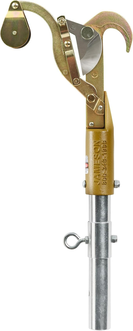 Jameson Fixed Pulley Pruner Kit, 1.2" Cutting Capacity, Forged Steel Components, Enhanced Spring, Ideal for Arborists & Landscapers, Pole Pruner with Easy Blade Replacement