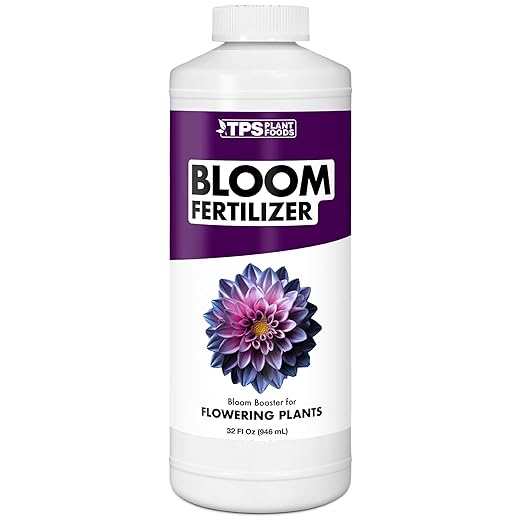 TPS NUTRIENTS Bloom Fertilizer, Concentrated PK Boost, No Nitrogen Bud and Fruit Booster, Liquid Plant Food, 32 oz (1 Quart)