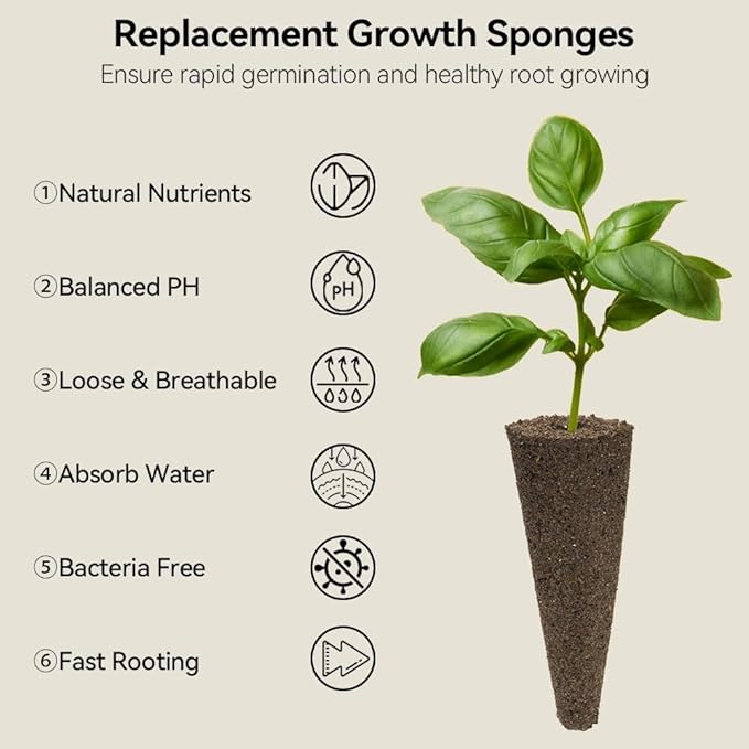 inbloom Fragrant Bouquet Flower Seed Pod Kit for AeroGarden, iDoo, Ahopegarden, GARDENCUBE, 7 Pods (350+ Flower Seeds with Sunflower, Mexican Marigold, Cockscomb, French Marigold, Dahlia)