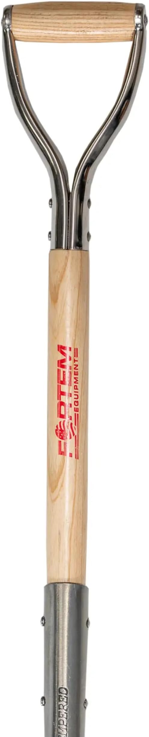 FORTEM Professional Grade Pointed Shovel with 36" Hard Oak Handle D-Grip