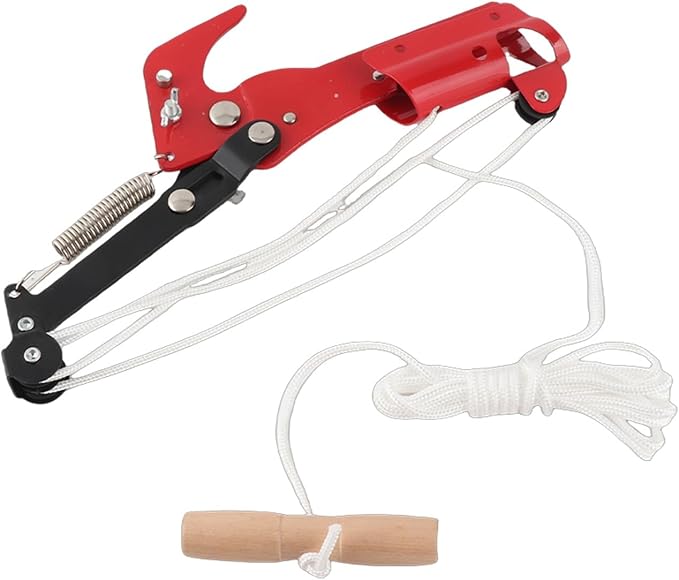 Extendable Tree Pole Pruner, 2 in 1 Outdoor High Branch Scissors Pruning Shears Garden Tools (Scissor + Saw, No Rod) Tree Trimmer