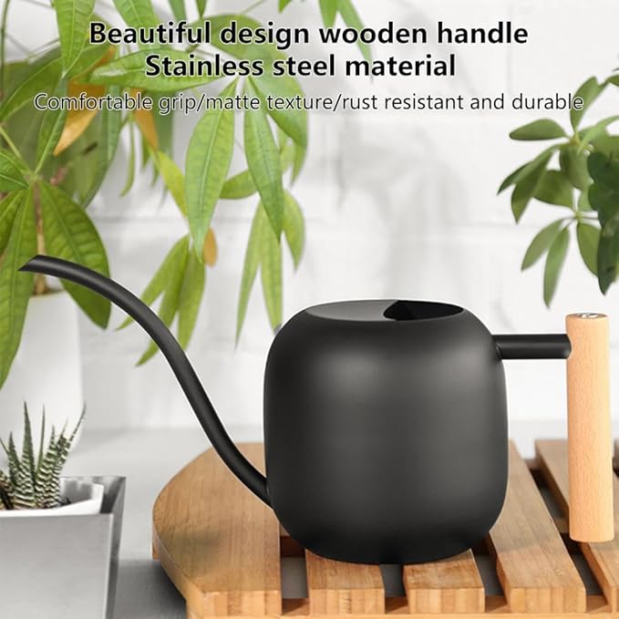 Small Watering Can Indoor Plants, 40oz/1.2L Garden Watering Can, House Plant Watering Can Cute Watering Pot with Long Spout for Indoor House Plants Bonsai Outdoor Garden Flower Decorative