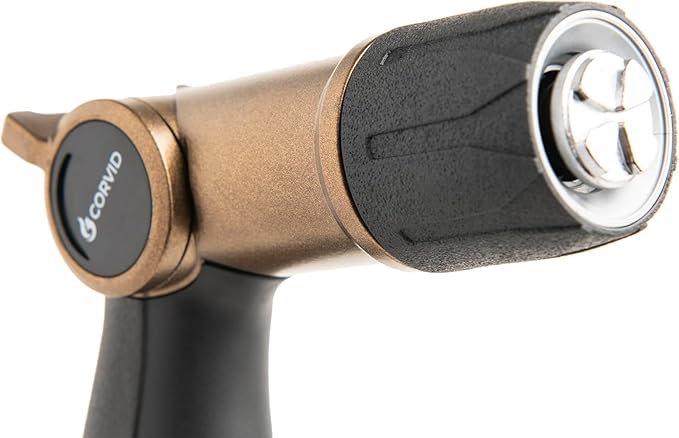2-Pack Corvid Thumb Control Adjustable Nozzle - Heavy-Duty Metal, 1-Pattern Spray with Ergonomic Grip for Easy Water Flow Control, Ideal for Tough Cleaning and Watering Tasks like Car Washing,Garden