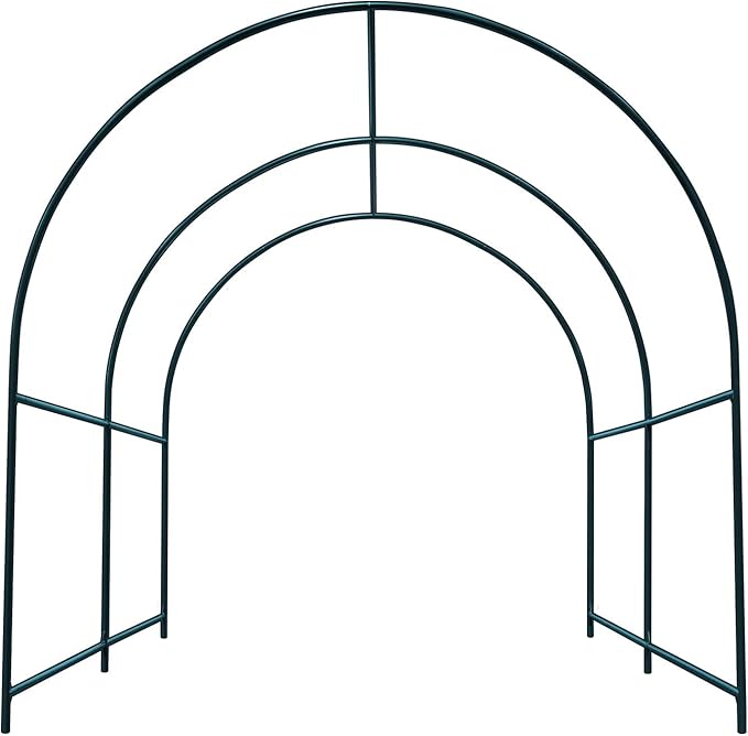 Multi-Size Large Garden Support Arch Frame Climbing Plant Arch Arbor for Flowers/Fruits/Vegetables (8.2ft x 7ft x 7.2ft)