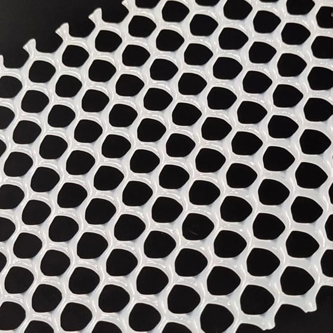 Plastic Poultry Netting Chicken Wire Fencing Net, Large Poultry Netting for Gardening, Dog/Rabbit/Deer, Temporary Barrier Outdoor Fence(Size:Mesh 0.47in-3.3ft Wx98ft L,Color:White)