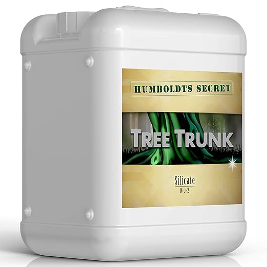 Humboldts Secret Tree Trunk | Potassium Silicate Additive | Liquid Fertilizer for Thicker Stalks, Stress Resistance & Branch Development | Indoor & Outdoor Plant Food, Hydroponic Nutrients, 5 Gallon