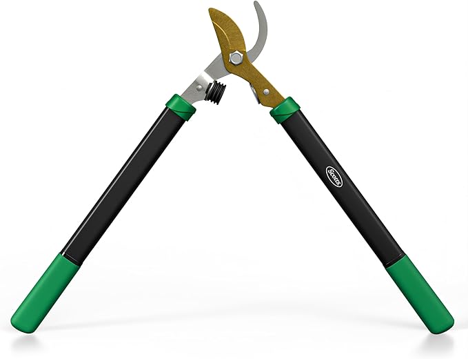 Scotts 21 in. Bypass Lopper for Tree Branch Trimming and Pruning – Heavy-Duty Branch Cutter with Ultra-Sharp Carbon Steel Blade, 1.5 in. Cutting Capacity and Comfort Grip Handles