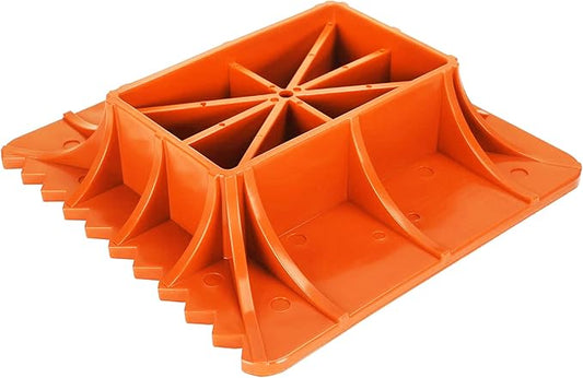 Seven Sparta Off-Road Base Stand Compatible with Hi Lift Jack PP Pad to Alleviate Jack Hoisting Sinkage（Orange）