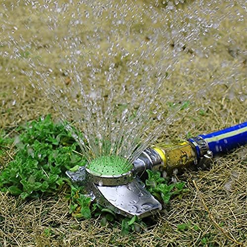 Honoson Metal 360 Degree Circle Pattern Spot Sprinkler for Yard with Gentle Water Flow Adjustable Sprinkler Head for Small Area Lawn Garden Watering(Green,3 Pieces)