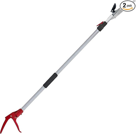 Tree Trimmer 4.5-7.3 FT Extendable, Pole Saw and Pruner