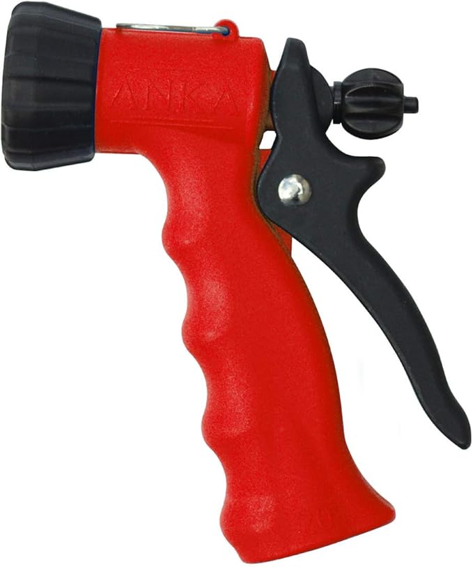 Watts ANKA Series 3/4" TUFF TRIGGER Adjustable High-Pressure Full-Flow Hot Water Hose Spray Nozzle Gun, Rubber O-Ring, High Grade Glass Fiber Reinforced Nylon, Industrial, Agricultural, Home