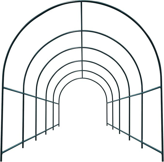 Multi-Size Large Garden Support Arch Frame Climbing Plant Arch Arbor for Flowers/Fruits/Vegetables (16.4ft x 7ft x 7.2ft)