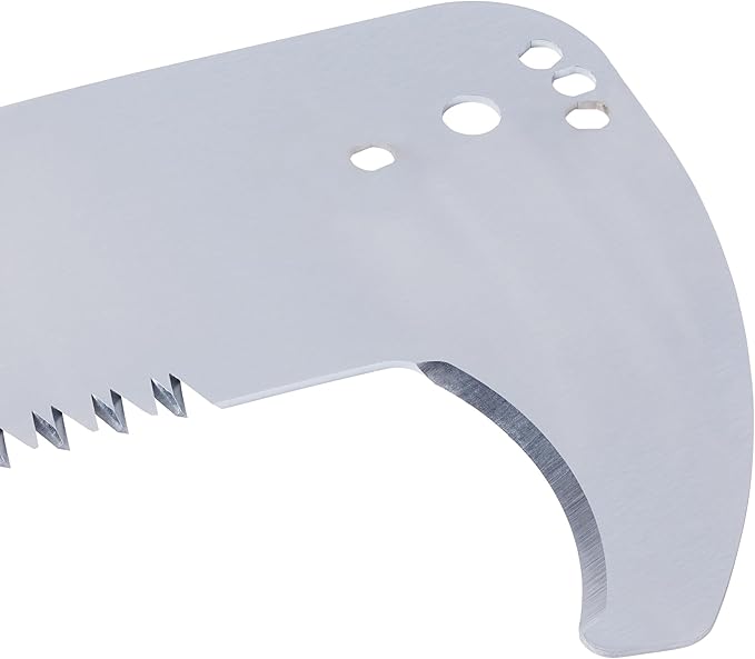 Jameson 16" Tri-Cut Double-Hook Saw Blade - Precision Cutting for Larger Branches, Fits Pole Saw Heads, Hard-Chrome Plated with Impulse Hardened Teeth for Long Life