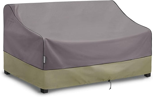 KylinLucky Patio Furniture Sofa Covers 88 x 40 x 33 inches, 3-Seater Outdoor Waterproof Couch Loveseat Bench Cover Grey
