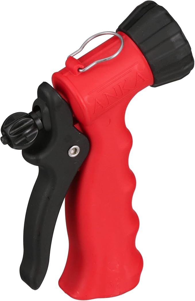 Watts ANKA Series 3/4" TUFF TRIGGER Adjustable High-Pressure Full-Flow Hot Water Hose Spray Nozzle Gun, Rubber O-Ring, High Grade Glass Fiber Reinforced Nylon, Industrial, Agricultural, Home