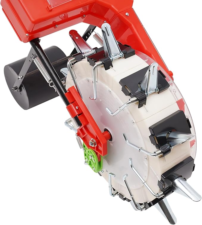 Hand Push Seeder Spreader,Manual Roller Seeder Lawn Garden Spreaders Seed Planter, Multi-Function Corn Planter Seeder Planting Depth 3.5-7.8 Cm Seeder Tool for Soybean Peanut Corn (B Style)