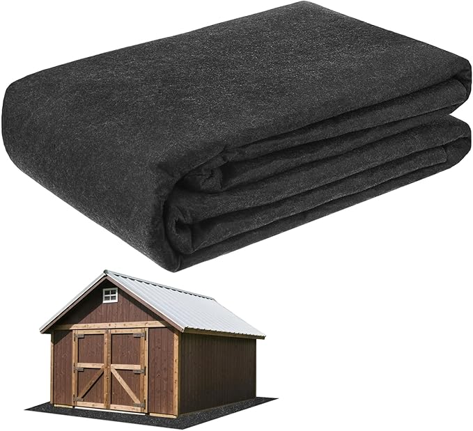 3MM Thickened Outdoor Storage Shed Mat, 17 x 7.4 FT Garage Floor Mats with Reusable, Washable, Non Slip, Durable for Protects Garage Floors/Driveways/Entrance Doors/Deck [Gray]