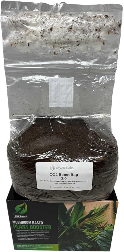 Co2 Boost Self-Activated Mushroom Grow Bag for Plants, Grow Rooms & Tents 2.0