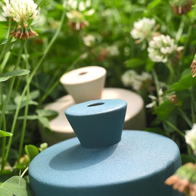 Ceramic Watering Bell, Decorative Watering Can for Plants, Stylish Indoor and Outdoor Watering Pot, Perfect for Home Garden and Office Décor (Green 19 fl oz)