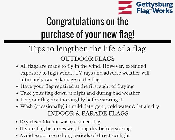 6x10' North Carolina Flag - All Weather Nylon & Reinforced Fly End Stitching - Made in USA
