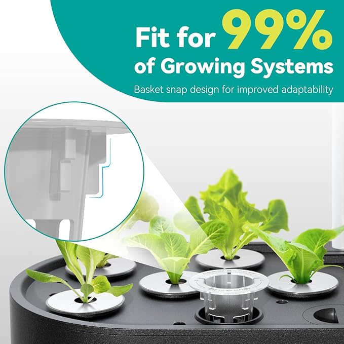 LYKOCLEAN Flower Seed Pods for Ahopegarden, iDOO MUFGA Hydroponics Growing System Indoor Gardening, 400+ Seeds, Dwarf Sunflower Bambino, French Marigold, Dahlia, Dwarf Petunia(7-Pods)
