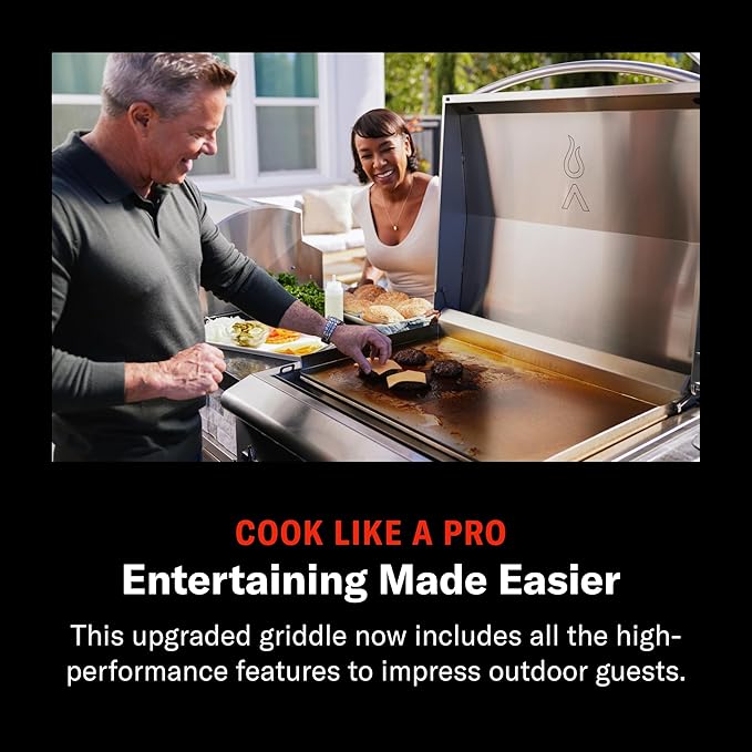 Blaze LTE+ 30-Inch Propane Gas Griddle with Lift-Assist Hood | Dual 15,000 BTU Burners | 8mm Reinforced Griddle Surface | Front Grease Management | Stainless Steel Construction BLZ-GRIDDLE-LTE3-LP