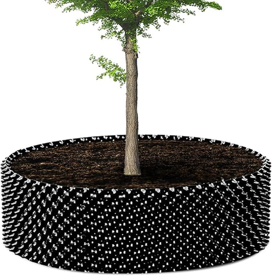 60 Gallon Air Pruning Container New Plastic Nursery Pot Fruit Vegetable Garden Grow beds (4 ft Diameter), Black