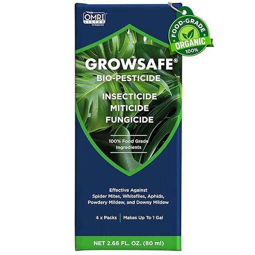 GrowSafe Bio-Pesticide, Organic and Natural Miticide, Fungicide and Insecticide (Ready-to-Mix)
