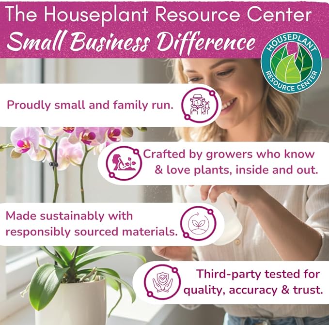 100% Organic Orchid Potting Soil – Nutrient-Rich, Well-Draining Blend for Stronger Roots & Vibrant Growth | Hand-Blended & Eco-Friendly | Made in USA | 2.3L Bag