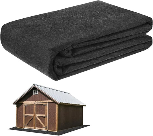 3MM Thickened Outdoor Storage Shed Mat, 18 x 2.6 FT Garage Floor Mats with Reusable, Washable, Non Slip, Durable for Protects Garage Floors/Driveways/Entrance Doors/Deck [Gray]