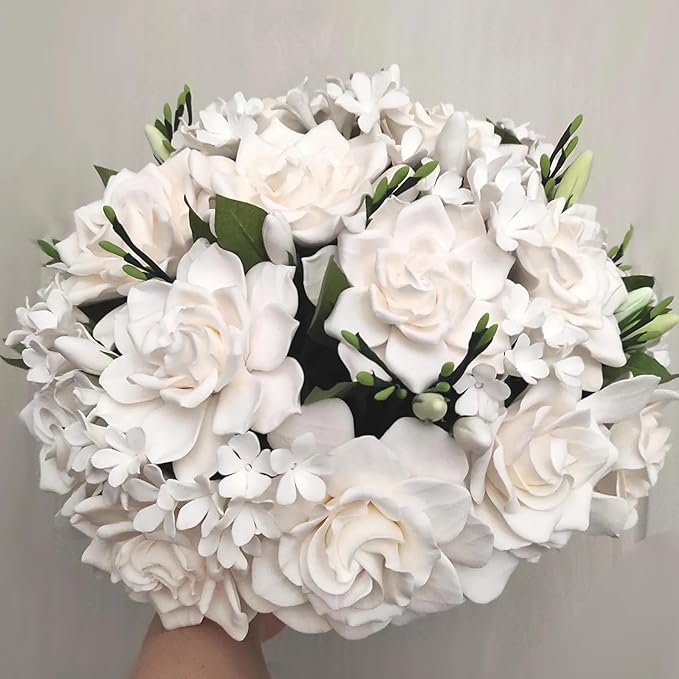 Gardenia Mystery - Gardenia Jasminoides. Hardy Evergreen Shrub with Large, Sweetly Fragrant White Flowers, Ideal for Landscaping and Container Gardening (2 Gardenia Mystery Plants in Cup)