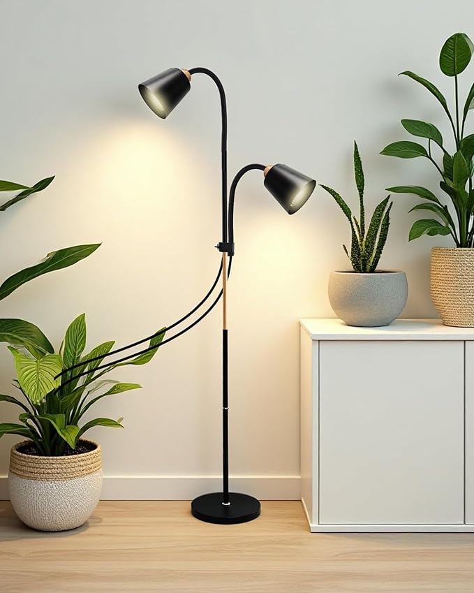 Standing Plant Grow Light, LED Growing Light Full Spectrum for Indoor Plants，4/8/12H Timer, 10-Level Brightness,Flow Grow Light for Tall Large Indoor Plants