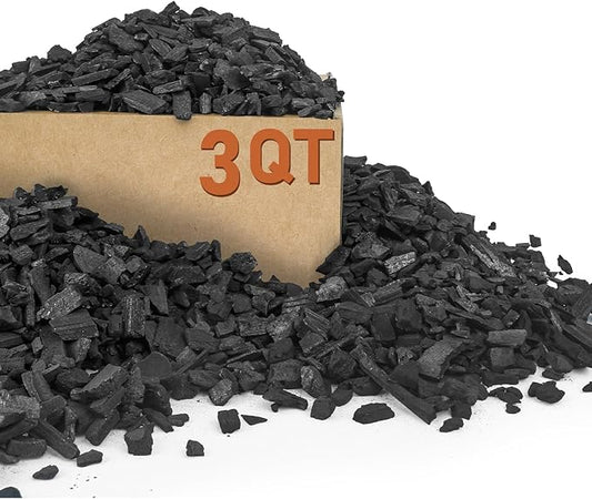 3 Quarts Horticultural Charcoal for Indoor Plants-Hardwood Potting Soil Amendment for Orchids, Succulent, Cactus, Terrariums, and Gardening