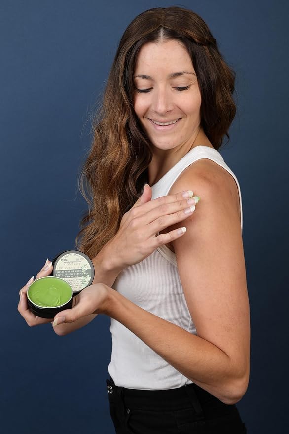 SSF Organics- Comfrey Salve | Concentrated Heal Balm with MSM, Magnesium Oil, Undiluted Comfrey Oil, and Zinc for: Joints | Muscles | Bone | Skin Condtitions | Cysts | Made in the USA. | Clean Company