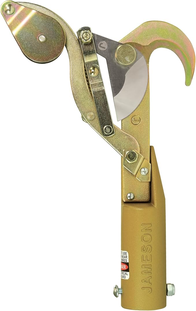 Jameson Fixed Pulley Pruner Kit, 1.2" Cutting Capacity, Forged Steel Components, Enhanced Spring, Ideal for Arborists & Landscapers, Pole Pruner with Easy Blade Replacement