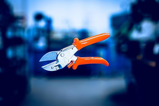 Original LÖWE Pro Universal Anvil Shears 1.105 with Steel Blade | 1.5 inch Cutting Length | Versatile Shears for use in Industry & Crafts | For Wood, Plastic, Rubber, Leather, Metal | Made in Germany