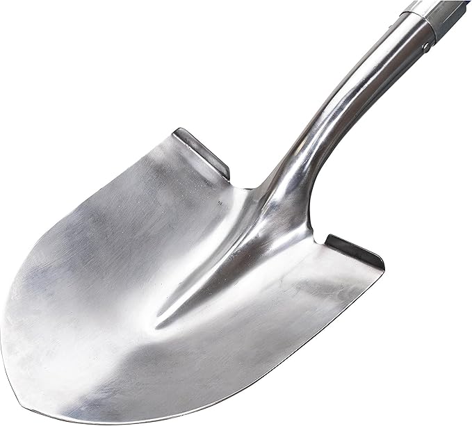 Marshalltown Proscape Stainless Steel Shovels, Round Point Type, Fiberglass Handle, RPSSFB