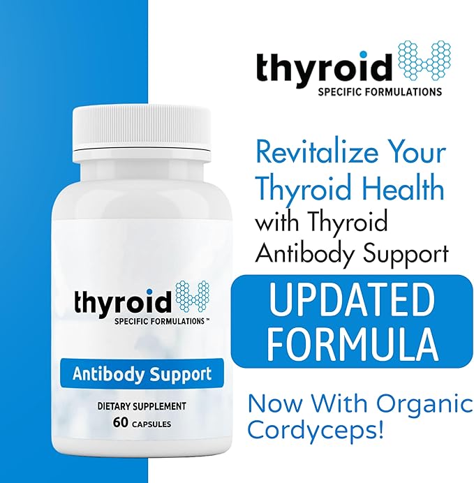 Antibody Support - Thyroid Antibody Support Combines Nigella Black Cumin Seed, Selenium and Inositol to Help Lower Thyroid Antibodies and Thyroid Cells